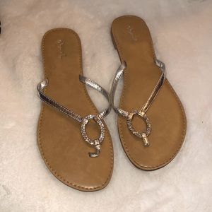 Embellished Rhinestone Sandals